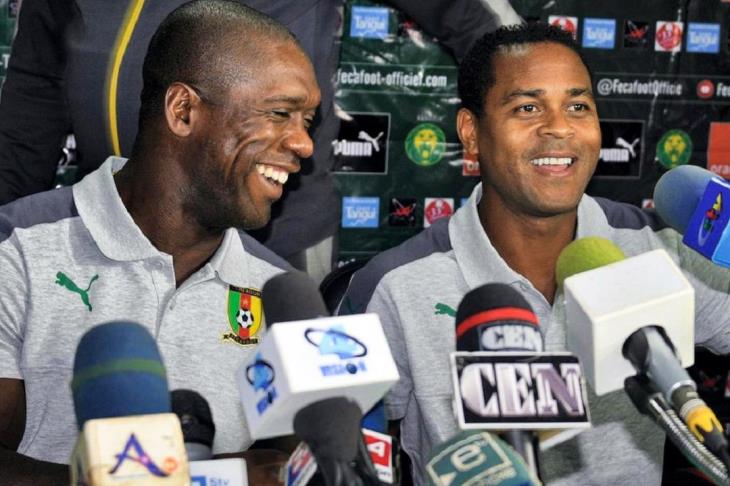 سيدورف المدير الفني للكاميرون ومساعده كلويفرت